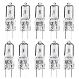 BesYouSel G4 10W Halogen Bulb G4 AC/DC 24V 10W Halogen JC T3 24V G4 Bi-Pin Base 10W Halogen Light Bulb Precision Halogen Light Bulbs for Home Lighting Pendant Light 2700K Warm White, Clear, 10 Pack