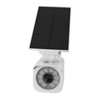Solar Powered Fake Security Camera with Light IP65 Waterproof Simulated