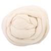 Tofficu Natural Roving Wool Fiber for Needle Felting DIY Craft
