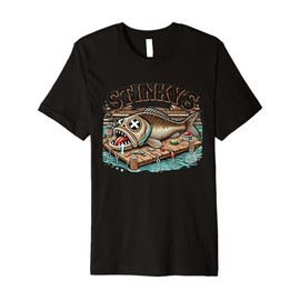 Stinky's Bait Shop - Fishing and Bait design Premium T-Shirt