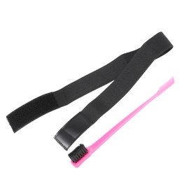 Healeved Adjustable Wig Elastic Bands Set with Edges Brush Wig Bands Brush for Comfortable Fit Durable Material Non Pressure Design Holds Hair Securely for Natural Look