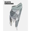 Alster Herz * XXL Triangular Scarf Women's Winter Checked Triangle