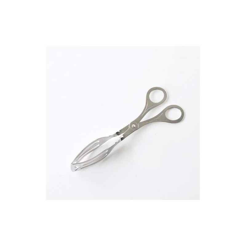 Alessi Pastry Tongs, Silver