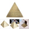 Metal Ashtray with Cover Retro Office Ornaments Smoking Gifts Egyptian