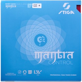 STIGA 1712180520 Table Tennis Rubber, Soft Back, Mantra Control, Red, Thick