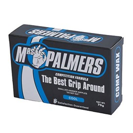 Mrs Palmers Cool Competition Formula Water Surfboard Wax 1 x 70g Block