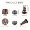 uxcell 3pcs Brass Incense Holders, 9 Hole Incense Stick Holders