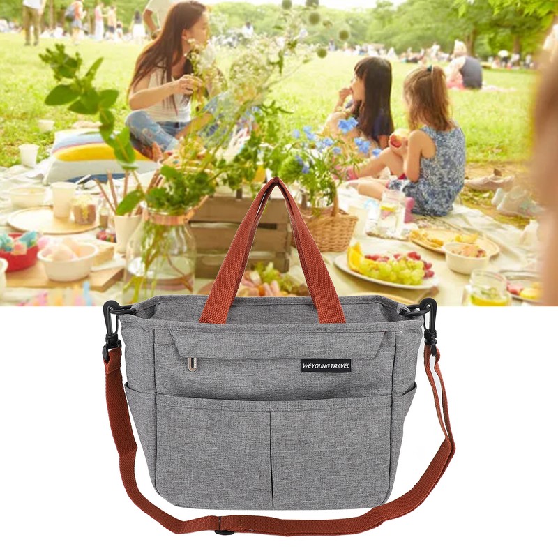 Lunch Bag 7L Large Capacity Aluminum Foil Insulated Waterproof Lunch