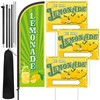 Hahafelt 3 Pcs Lemonade Shop Sign 1 Pcs 7 ft