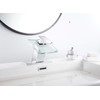 Bathroom Faucet LED Light 3 Colors Changing Waterfall Glass Spout
