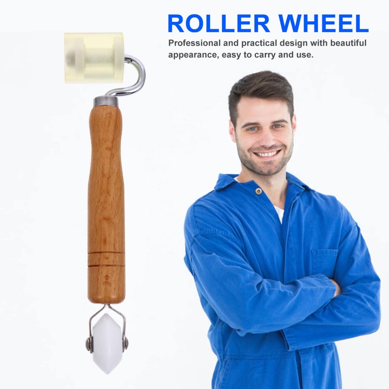 ORFOFE Roller Wheel Set Construction Tool PU Roller for Wallpaper
