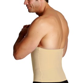 Insta Slim Men’s Slimming Compression Firming Belt, Slimming, Tummy Control, Special Occasions, Back Support, Posture Support Nude