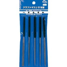 Mineshima H-14 Craft File Set of 5 Hobby Tools