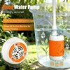 EcoTrek High-Efficiency Outdoor Shower: Adjustable 2-Speed Water Flow, 5200mAh Rechargeable