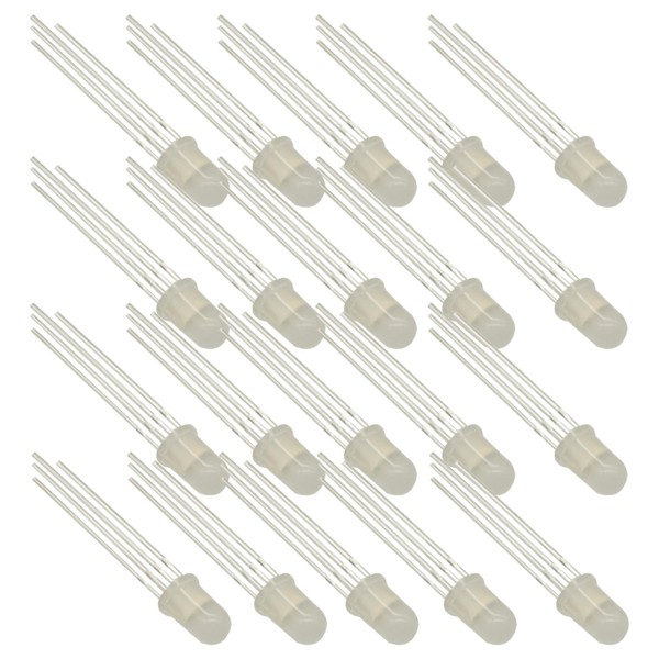 20 pcs PL9823 F5 5mm RGB LED Round P9823 chipset