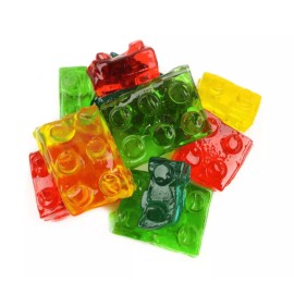 NY Spice Shop 3D Gummy Building Blocks , Sweet & Soft Gummies Premium Taste FREE SHIP - 8oz