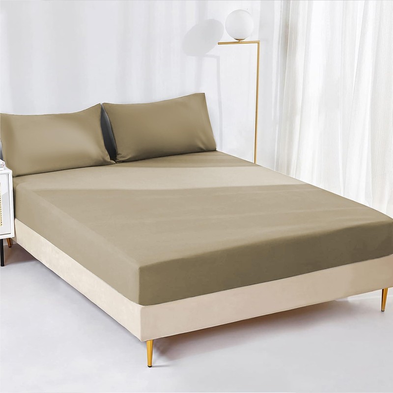 AR Ware Fitted Bed Sheet Microfibre 25cm Depth Super Soft