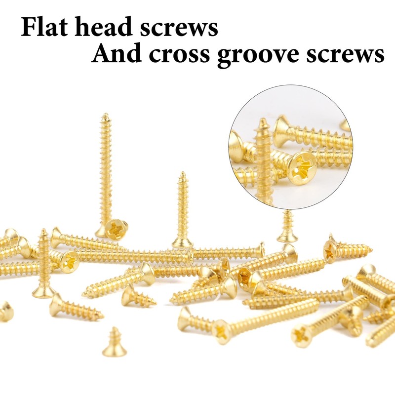 1660 Pieces M2 Small Screws Set, Small Wood Screws Set,