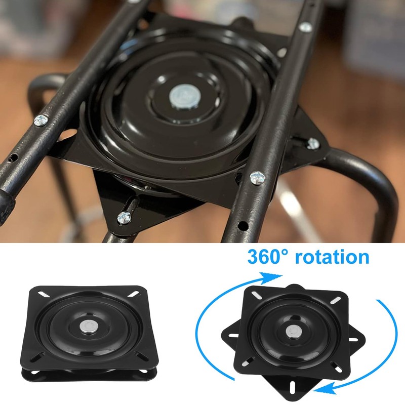 GENHAKON 6 PCS 6.25 Inch Seat Swivel, Swivel Plate Bar