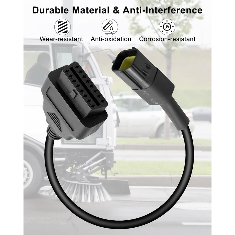 QLZOZB 4 Pin to 16 Pin OBD2 Adapter Cable Replace