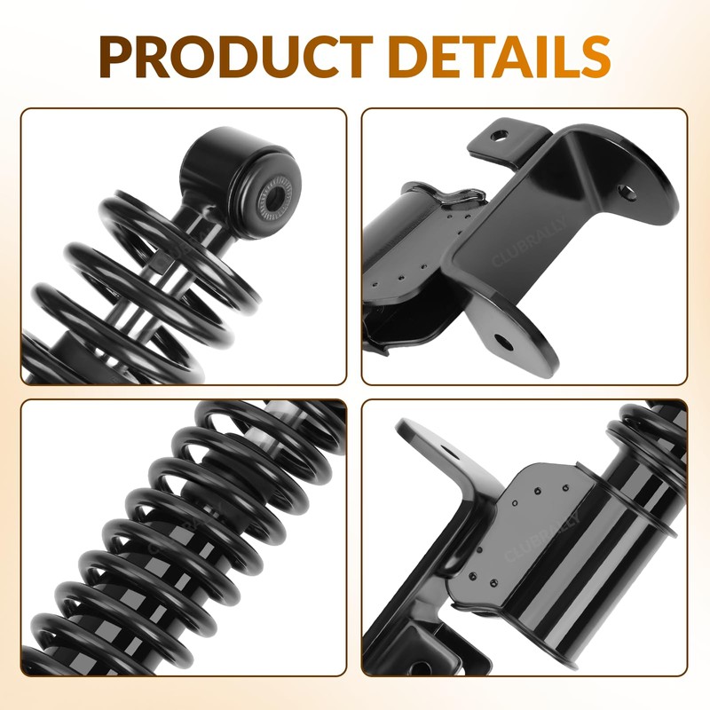 CLUBRALLY Golf Cart Front Shock Strut Assembly for 2015.8-2022 EZGO