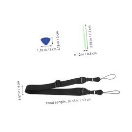 Operitacx 3Er Set Kameragurt Lanyard Für Kamera Tablet Gurte Zum Tragen Um Den Hals Umhängetasche Breiter Schultergurt Verstellbare Schultergurte Seesackgurt Ersatz Nylon Schwarz