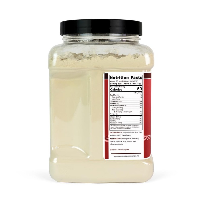 Hoosier Hill Farm Organic Oat Milk Powder, 2LB (Pack of