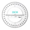 Circle Protractor 360 Degree Protractor Ruler Math Geometry Tools for