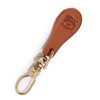 IL BISONTE Key Chain, Key Ring, Leather, Genuine Leather, Cowhide