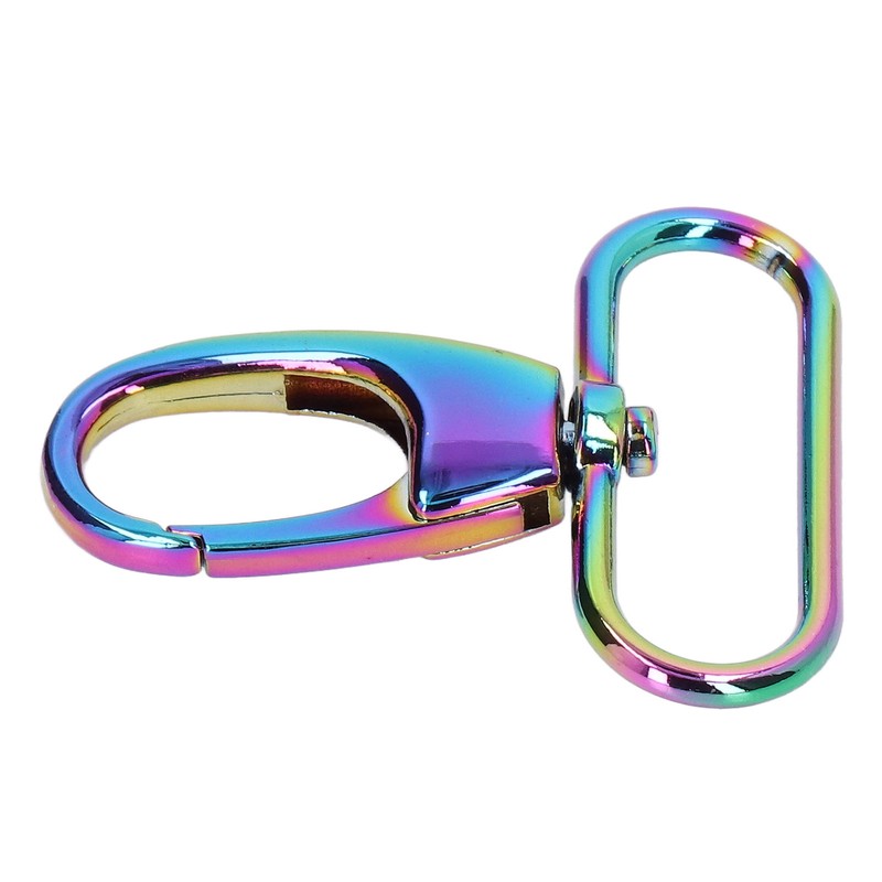 10Pcs Keychain Clasp 38mm Firm Rust Proof Bright Luster Simple