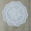 kilofly Crochet Cotton Lace Table Placemats Doilies Value Pack, 4pc,