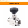 1/8 1/4 1/2 Inch NPT Needle Valves 304 Stainless Steel