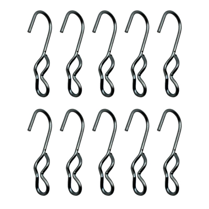 Ten (10) New SJ Hooks for Rubber Rope Bungee Shock
