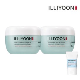 Illiyoon Hyaluronic Moisture Cream 100ml 1+1 (+Free) / 일리윤 히알루론 모이스춰 수분크림 100ml 1+1 (+증정)
