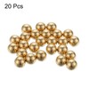 sourcing map 20pcs Precision Solid Brass Bearing Balls 1/2" Industrial