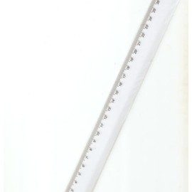 MUKSEUT 40 PCS 12 Inch Clear Straight Ruler, Plastic Transparent Ruler, Measuring Ruler Tool for Home Offices Architects