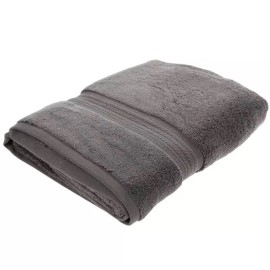 DARSEE & DAVID'S CHARCOAL GRAY 35" X 70" 100% COTTON LARGE BATH TOWEL