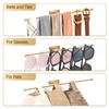 Wall Hanging Jewelry Organizer: 12.6'' Necklace Holder for Earring, Bracelet,