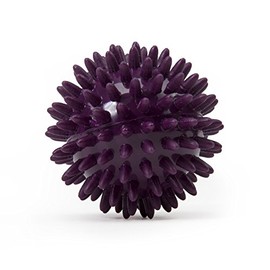 Nub Ball, Hedgehog Ball with 7 cm Diameter (Aubergine) Massage Ball for Self-Massage, Rehabilitation & Fitness, Reflex Zones - Also Available as a Set