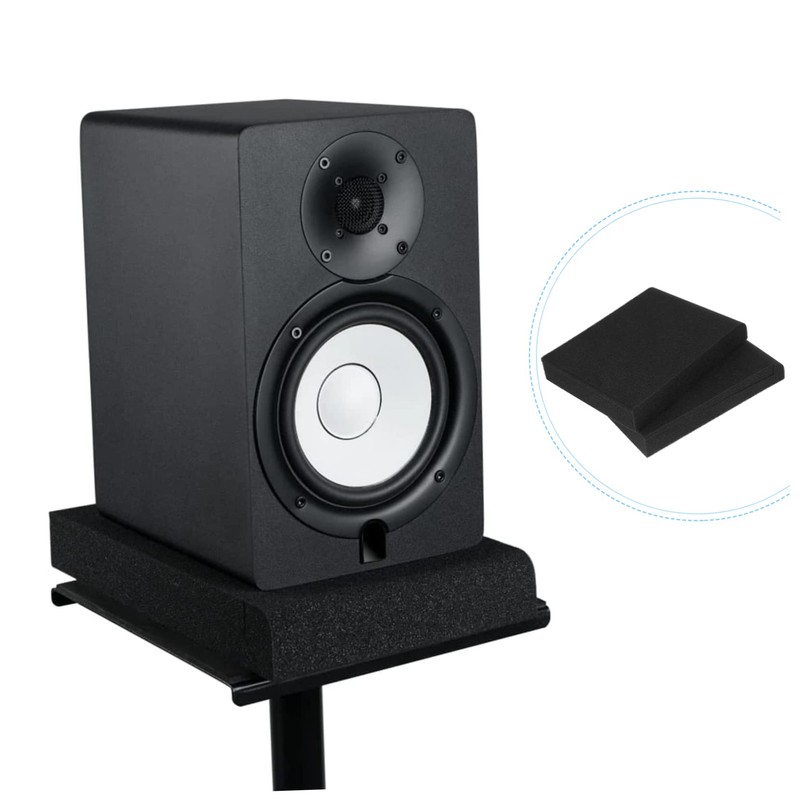 Sosoport 2Pcs Small Speaker Isolation Pads High Density Foams Cushion
