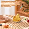 Elionless Laughing Buddha, Golden Toad Laughing Buddha Statue Feng Shui