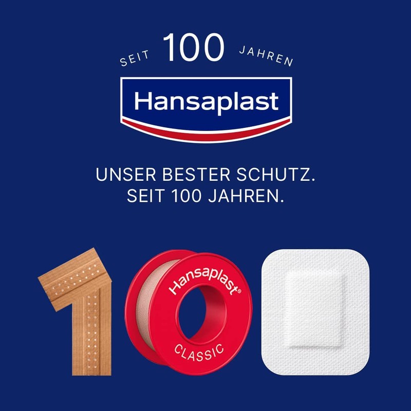 Hansaplast Sensitive Skin Plasters, Dark, Pack of 20, Skin-Friendly and