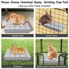 Hamiledyi 8PCS Rabbit Scratching Pads Bunny Lava Grinding Claw Pads