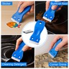Enhon Razor Blade Scraper and Non Abrasive Cooktop Scrubbing Pads
