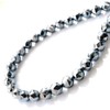 GOLD STONE Terahertz Mineral Necklace, Star Cut, 0.3 inches (8