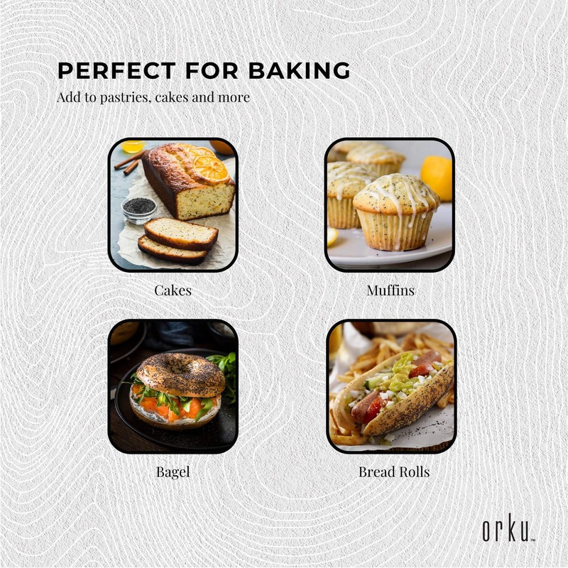 800g Poppy Seeds Unwashed Bucket Papaver Somniferum for Baking and