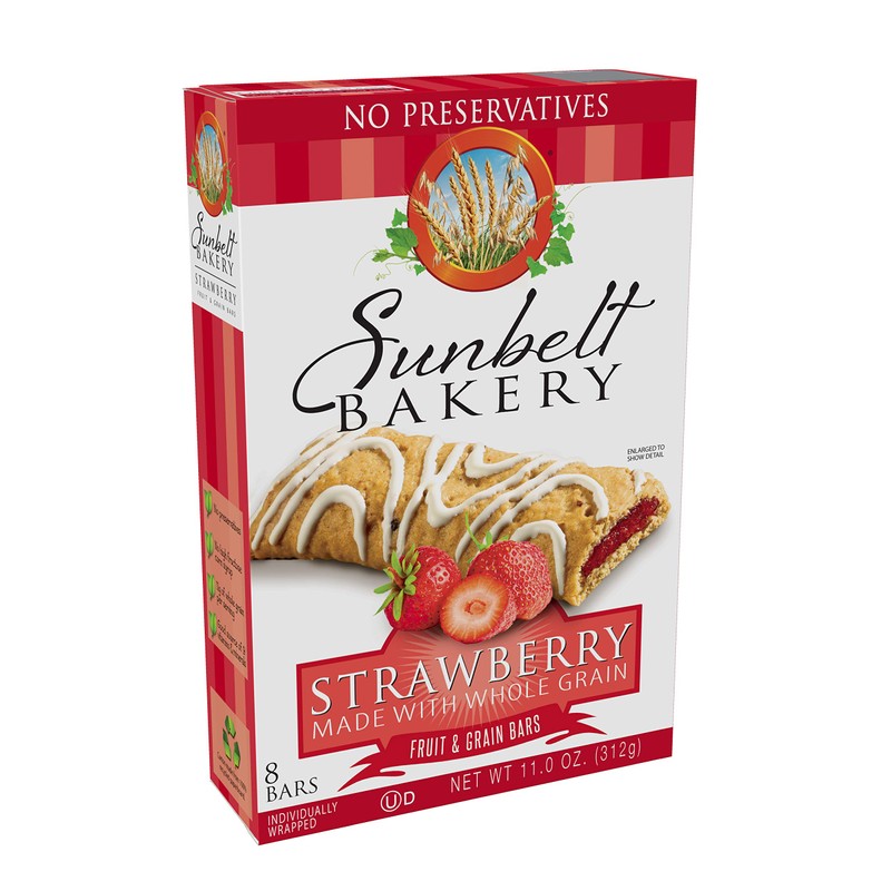 Sunbelt Bakery's Strawberry Fruit & Grain Bars, 1.4 oz Bars,