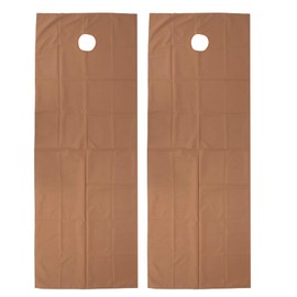 Spa Massage Bed Sheet Reusable 2Pcs Massage Bed Sheet Oil Proof Waterproof Polyester SPa Salon Table Cover With Face Hole Mattress Soft Cotton Beauty Salon (brown)