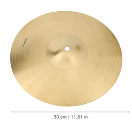 12 inch Crash Cymbal Brass Crash Cymbal Musical Instrument Accessory for Drum Set