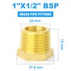 ERGAOBOY 2 pieces 1/2 inch BSP female thread to 1